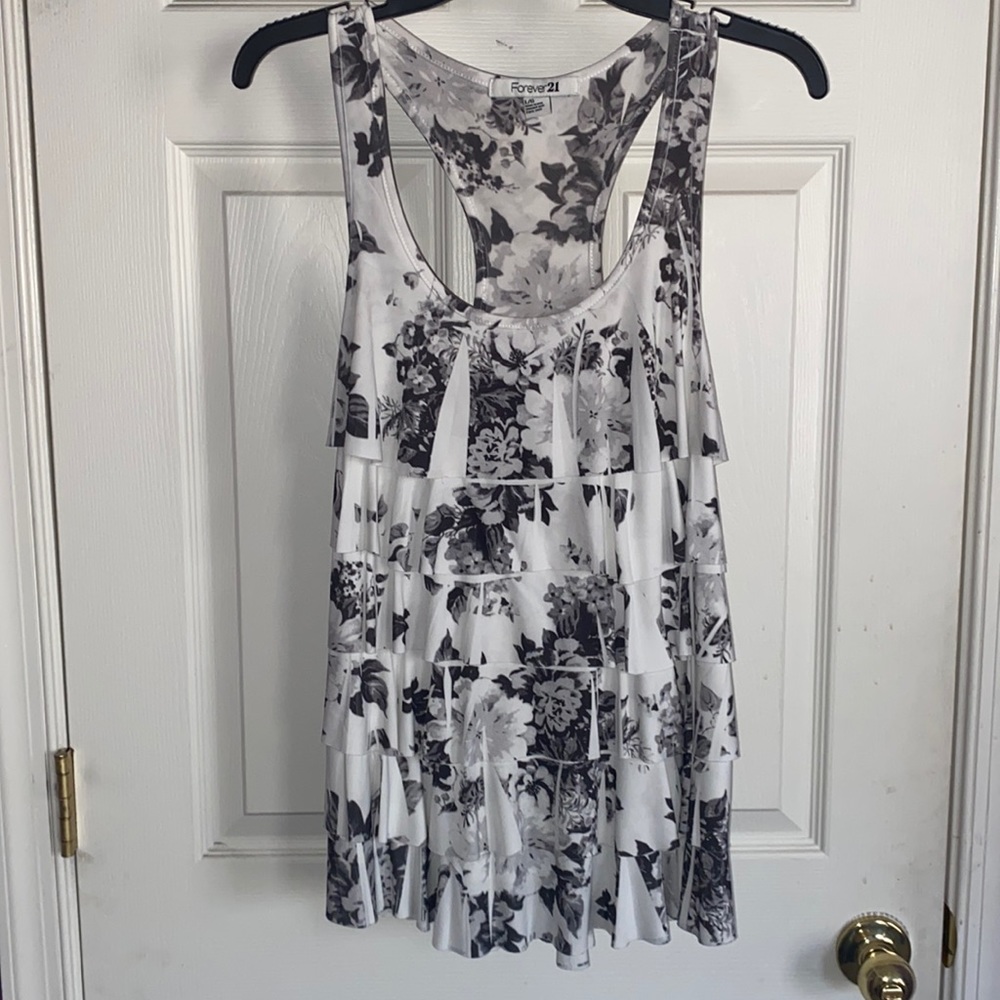 Halter top ruffle dress shirt